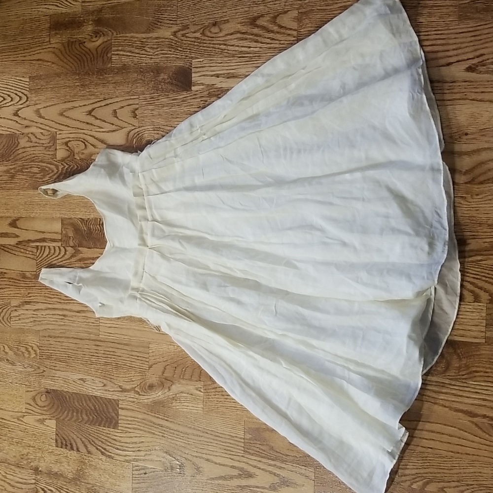 (1) Guess Los Angeles Authentic Brand Cotton Silk Shell Empire Waist Mini Dress - Picture 10 of 10